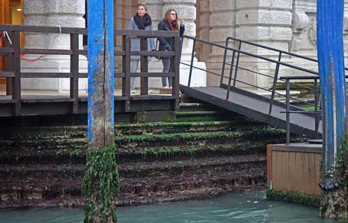 As the waters rise in York, the canals of Venice run dry